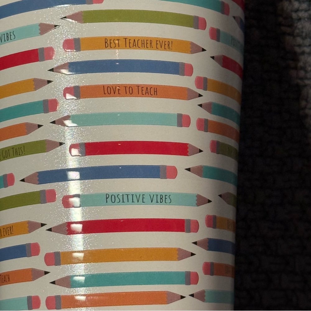 Swig Life Teacher Life 32oz Colorful Pencil Tumbler - Picture 10 of 12